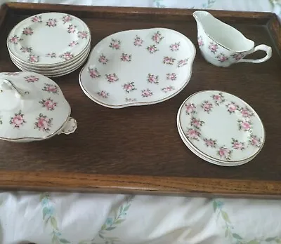 Buy Vintage Ridgways Semi Porcelain England Part Nursery Tea Set Items As Seen Roses • 19.99£