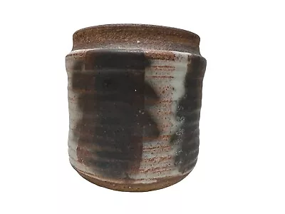 Buy Vtg Wabi Sabi Earthy Brown Signed Vase Pot Studio Pottery Vessel Bowl • 38.51£