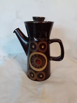 Buy Denby Arabesque Coffee Pot Tea Vintage 8.5  Tall • 9.99£
