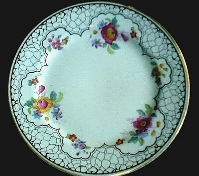 Buy  A.E. Gray & Co Ltd Sevres Marbling 990 - 7 Inch Plates X2 C1921+ ( 6 Avail) • 12.99£