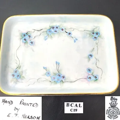 Buy Very Rare ROYAL DOULTON Hand Painted By E.F NELSON Floral Pin Tray C1920 L@@K • 4.49£