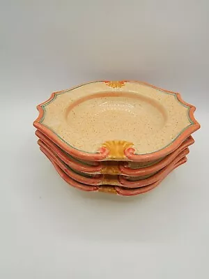 Buy Horchow Medici Soup Bowls Neiman Marcus 9.5  Hand Painted In Italy Set Of 4 • 66.40£