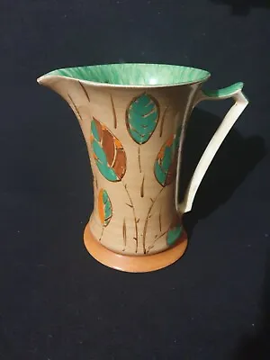 Buy Myott Son & Co Water Jug Autumn Leaf Vase Hand Painted Art Deco Large  Rare  • 45£