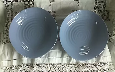 Buy Two  Quirky Sophie Conran (For Portmerion) Blue Cereal Bowls • 18.09£