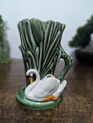 Buy Beautiful SylvaC Small Swan Vase 4385 Made In England 10.5 Cm • 7.07£
