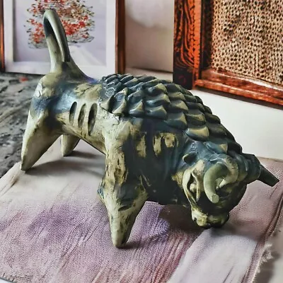 Buy 1960s Sidmouth Pottery Bull Andre Loret Vintage • 85£