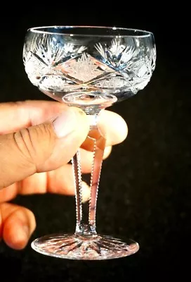 Buy Beautiful Czech Crystal Champagne Glass • 19.83£