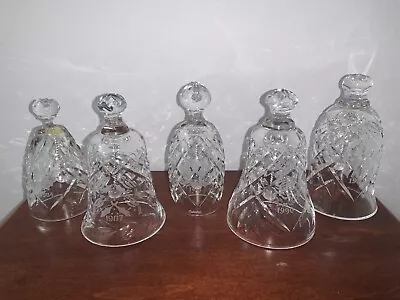 Buy Waterford Crystal BELLS 12 Days Of Christmas LOT OF 5 Lismore 1984 87 88 1990 93 • 75.73£