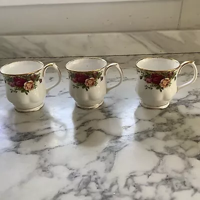 Buy Royal Albert Old Country Roses 3 Mugs . 1st Quality • 48£