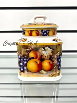 Buy Royal Worcester Canister Fruit Air Tight Storage Jar Container Fine Bone China • 34.99£