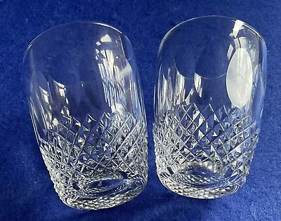 Buy PAIR Of WATERFORD COLLEEN 5oz TUMBLERS/WHISKEY GLASSES* • 45£