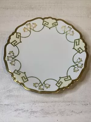 Buy Blake & Henderson Limoges Salad Plate Lily Of The Valley Gold Edging • 19.20£