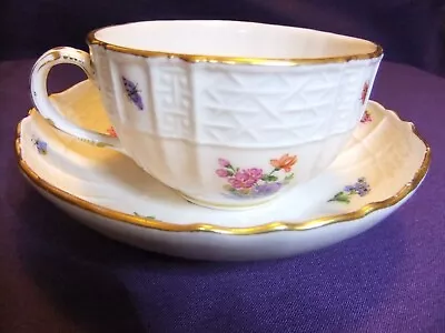 Buy Meissen Porcelain Tea Cup & Saucer • 90£