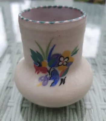 Buy Vintage Poole Pottery Ceramic Floral Pattern Small Bud Vase • 4.50£