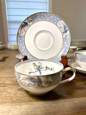 Buy 6 Sets Of Rare Antique Theodore Haviland Limoges Rajah Teacup And Saucer • 172.63£