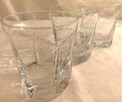Buy Lenox Antique Clear Double Old Fashioned Crystal Glasses Tumblers Set Of 3 • 57.84£