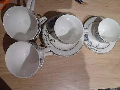 Buy Queen's Jardinet Fine China Tableware Cups And Saucers • 8£
