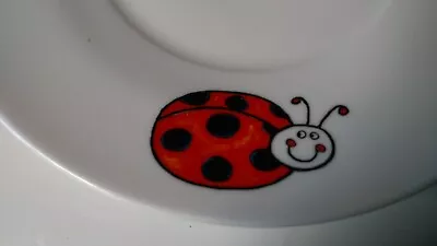 Buy James Dean Pottery Rye 4 X Childs Snack Plates- Decorated With  Cheeky Ladybirds • 12£