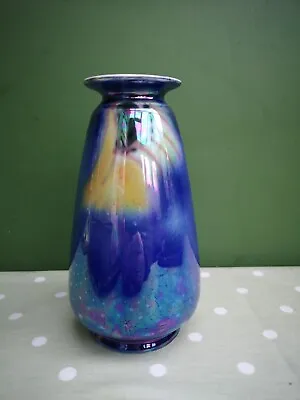 Buy Burleigh Lustreware Vase Art Deco • 19.99£