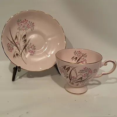 Buy Tuscan Fine English Bone China Made In England “Glendale” Cup Saucer Pale Pink • 9.49£