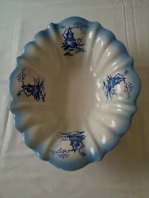Buy VIntage Crown Devon Blue And White Pottery   Bowl /dish.  • 9£