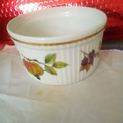 Buy Royal Worcester  EVESHAM GOLD Oven To Table Serving Bowl Flame Proof 8 X12.5 Cm  • 11£