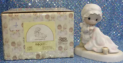 Buy 1984 Precious Moments Porcelain Figurine Love Covers All (bd) • 14.38£