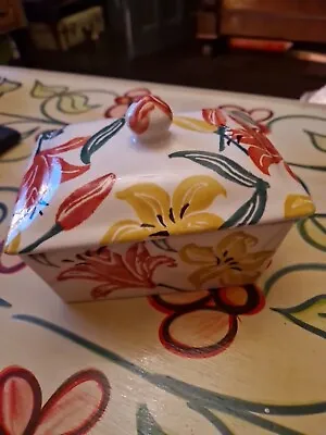 Buy Emma Bridgewater Large Early Rare Lily Pattern Butter Dish, Great Condition!  • 49.99£