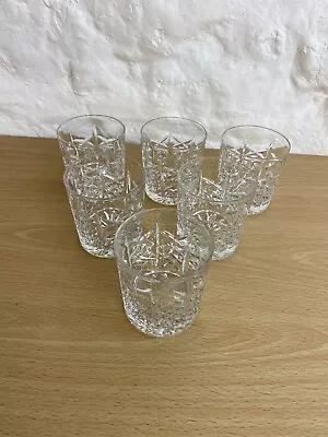 Buy 6 Edinburgh Crystal Whisky Glasses Highland Pattern 3  • 42£