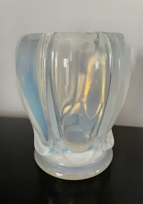 Buy French Art Deco Sabino Opalescent Glass Vase • 195£