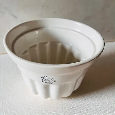 Buy Antique Vintage Large White Ceramic Cetem Ware Jelly Mold • 34£