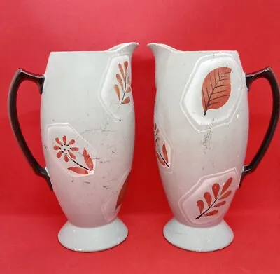 Buy Pair Of 1930's Brentleigh Ware - Bognor Vases 8  Art Deco ... Read Description • 6£