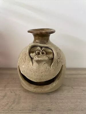 Buy Vintage Pretty Ugly Pottery Small Pot, Retro Face Pot 4 Inches Tall • 8.50£