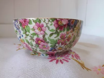 Buy Pretty Vintage Royal Winton Summertime Floral Chintz Sugar Bowl • 3.99£