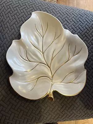 Buy Vintage Carlton Ware Leaf Dish Ivory/Gold  Ceramic Made In England Very Tactile  • 4.99£