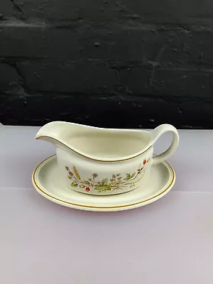 Buy St Michael Marks & Spencer Harvest Gravy Boat / Sauce Jug And Stand Drip Plate • 12.99£