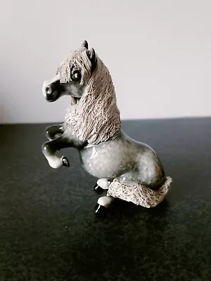 Buy (739) Cheval Ceramics Spaghetti Horse # Dappled Grey Rearing / Sitting • 50£