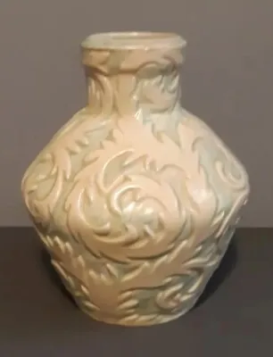 Buy A Superb Vintage Ceramic Textured Leaf Vase - Burlington Ware? - Read • 5.99£