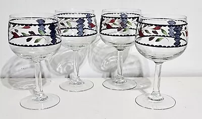 Buy Adams Lancaster Glassware Goblet 10 Ounce China Water Wine Glass - Set Of 4 • 75.89£