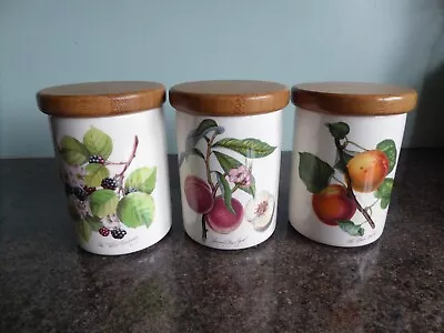 Buy Portmeirion - Pomona - Storage Jars - Set Of 3 • 36.99£