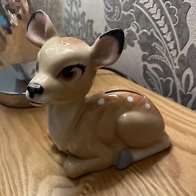 Buy Wade Fawn / Bambi - Vintage Money Box Baby Deer • 15£