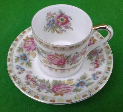 Buy Royal “pink Roses” Fine Bone China Miniature Tea Cup And Saucer. • 4.99£
