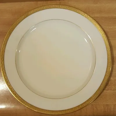 Buy Vintage Limoges France Old Abbey 8.5  Luncheon Plate Greek Key Gold • 7.67£