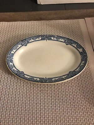 Buy Antique Small Oval Plate 7 1/2 X 5 1/2   John Maddock And Sons Vitrified Melrose • 11.06£