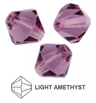 Buy Genuine PRECIOSA Czech Crystal Rondell Bicone Beads * All Colors & Sizes • 1.46£