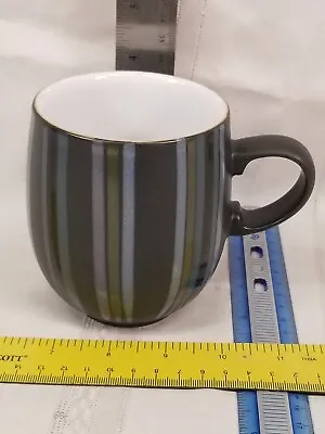 Buy Denby Black Jet Stripes Large Mug Stoneware Coffee Cup 4  • 34.69£