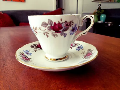 Buy Royal Sutherland Fine Bone China Tea Cup & Saucer Floral Staffordshire England • 17.94£