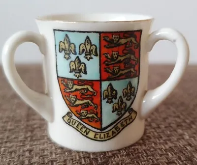 Buy Vintage Collectable WH GOSS Crested Miniature China 3 Handled Loving Cup  • 0.25£