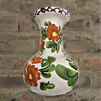 Buy Vintage Italian Vase Posy Small Mediterean Floral  Ceramicha Giulianelli 5 Inch • 7.99£