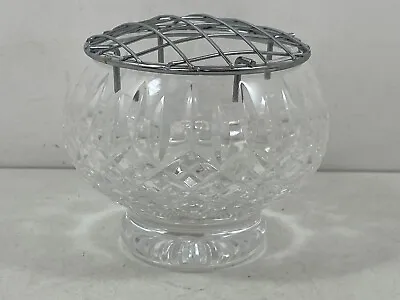 Buy Vintage Heavy Cut Glass Crystal Rose Bowl • 9.99£